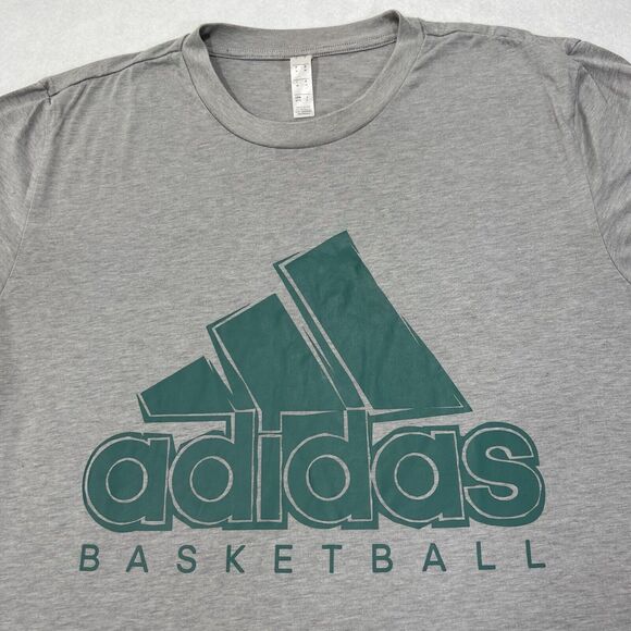 Adidas Basketball Men's Medium ClimaLite Short Sleeve Athletic Graphic T Shirt - Picture 2 of 12